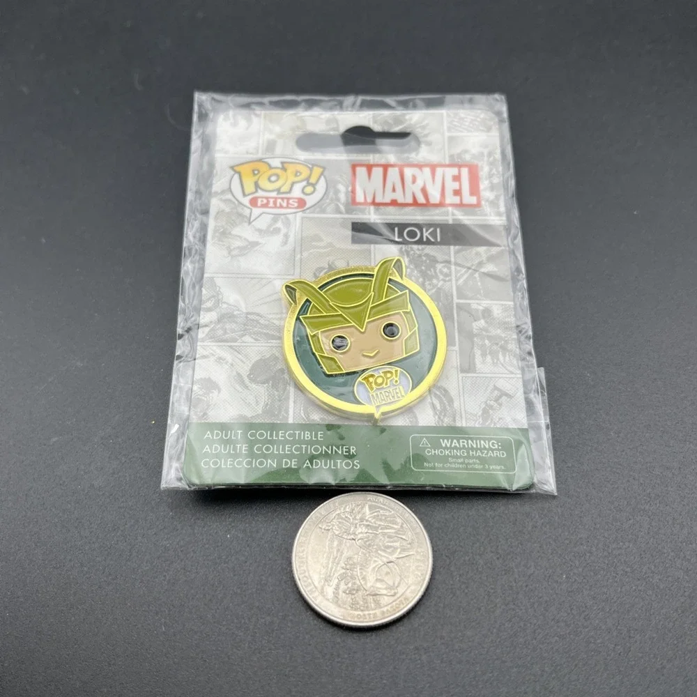 Funko‎ Pop Marvel Loki Avengers Lapel Hat Pin